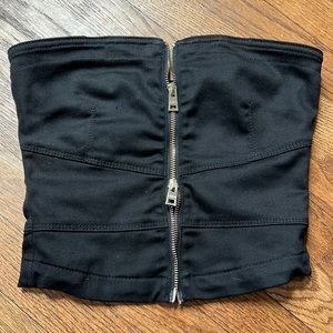 Guess Black crop top